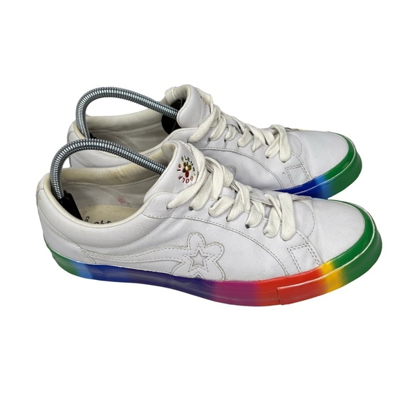 Converse All Star Men's Golf Le Fleur x One Star Ox Rainbow Size 10 - Picture 1 of 11